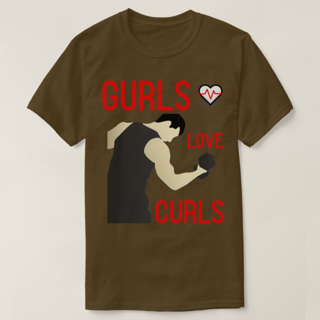 Camiseta Gurls Love Curls Gym (Diseño del anverso)