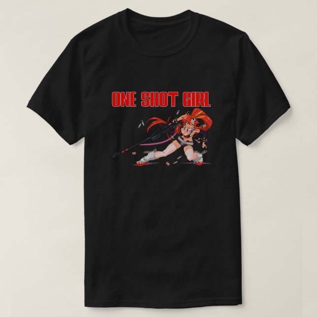 Camiseta Gurren Lagann Yoko - chica de un disparo (Diseño del anverso)