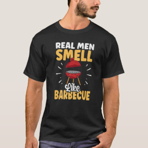 Camiseta Gurú Fiesta De Fumadores De Barbacoa Hombres De Ve