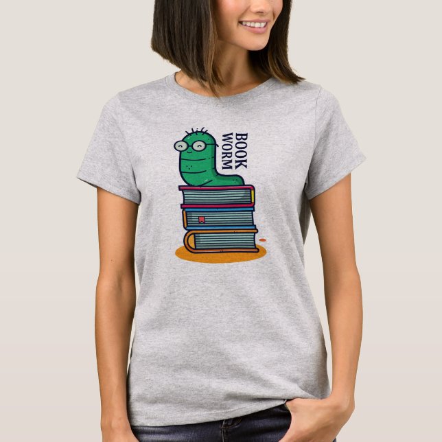 Camiseta Gusano de libro (Anverso)