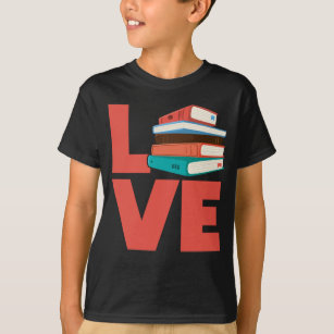 Camiseta Gusano de libros de lectura de amor