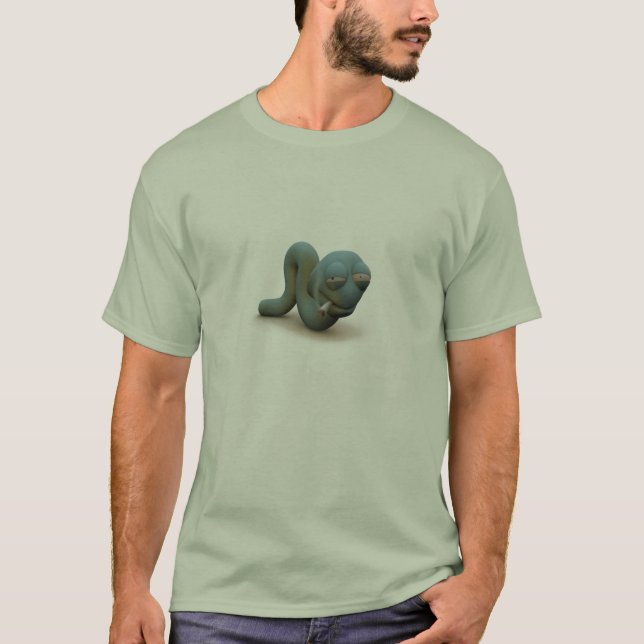 Camiseta gusano empedrado 3d (Anverso)
