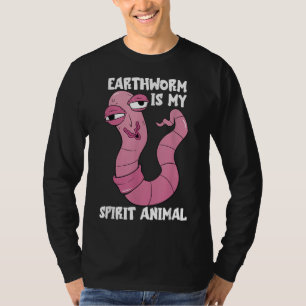 Camiseta Gusano Granjero Espíritu Animal Compost Red Wiggle