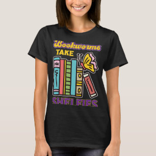 Camiseta Gusanos de libros toman regalos de lectura de libr