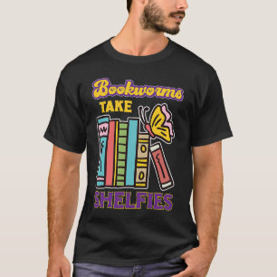 Camiseta Gusanos de libros toman regalos de lectura de libr
