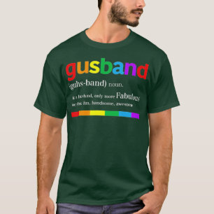 Camiseta Gusband graciosa como marido más gay de LGB
