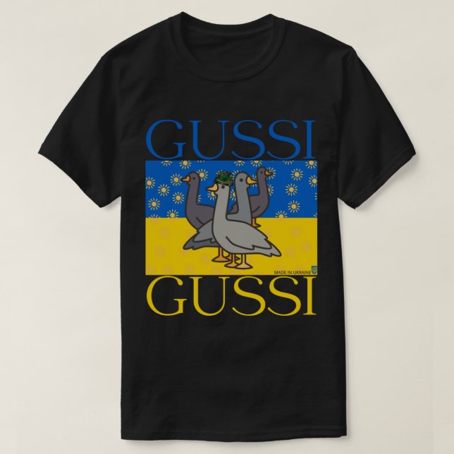 Camiseta Gussi Ukrainian (Diseño del anverso)