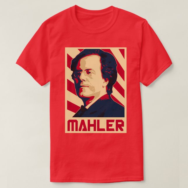 Camiseta Gustaf Mahler  (Diseño del anverso)