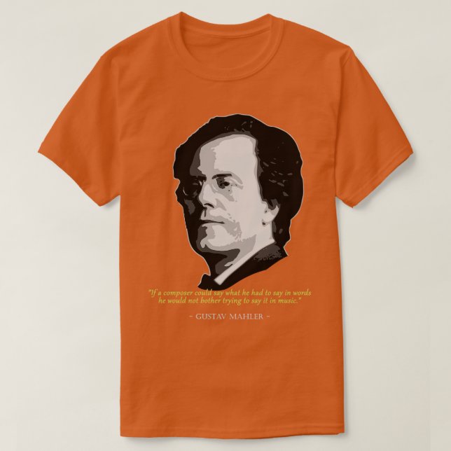 Camiseta Gustaf Mahler Cita