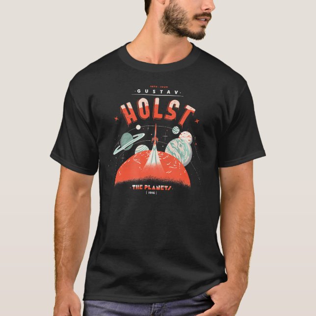Camiseta Gustav Holst Classic Music Conductor Compositor (Anverso)