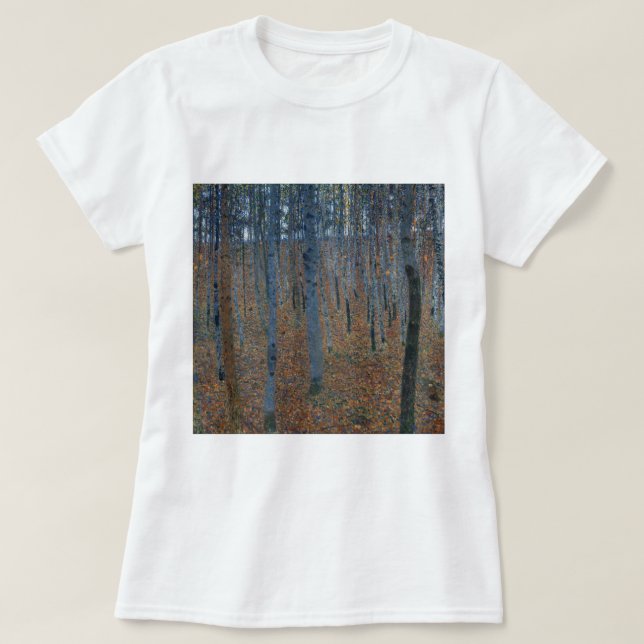 Camiseta Gustav Klimt Beech Grove Gallery Bella Artes HD (Diseño del anverso)