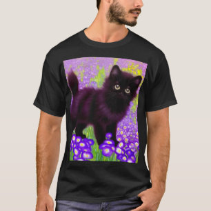 Camiseta Gustav Klimt Black Kitten