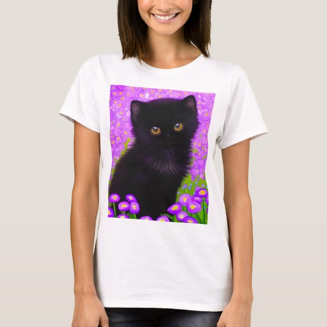 Camiseta Gustav Klimt Cat (Anverso)