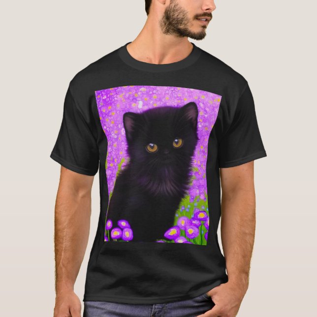 Camiseta Gustav Klimt Cat (Anverso)