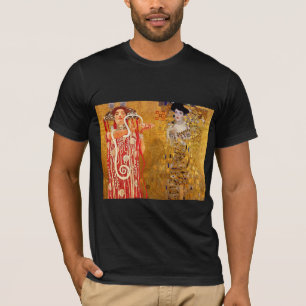Camiseta Gustav Klimt, cuadros Collage, arte combinado