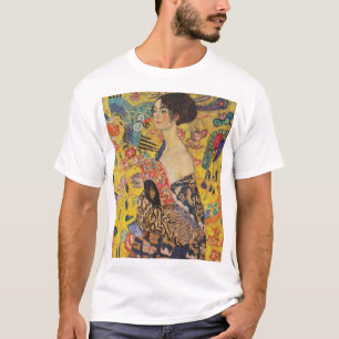 Camiseta Gustav Klimt - Dama de fans