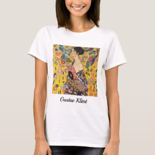 Camiseta Gustav Klimt - Dama de fans