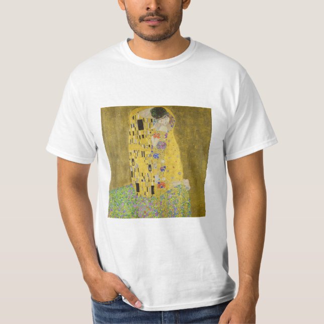 Camiseta Gustav Klimt - El beso (Anverso)