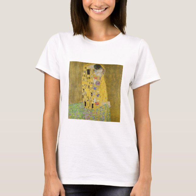 Camiseta Gustav Klimt - El beso (Anverso)