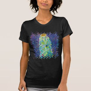 Camiseta Gustav Klimt - El Girasol Pintura de Arte Fino