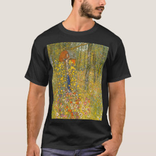 Camiseta Gustav Klimt Farm Garden con Crucifix