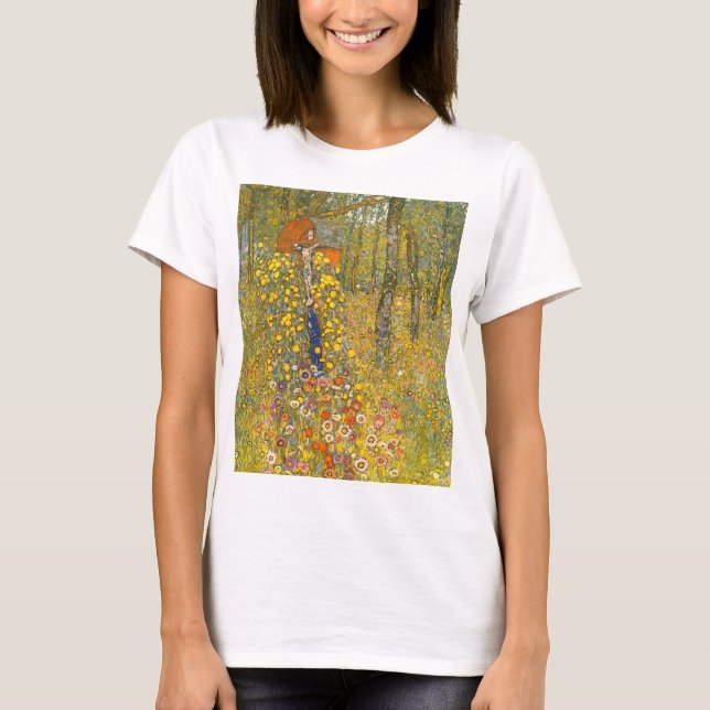Camiseta Gustav Klimt Farm Garden con Crucifix (Anverso)