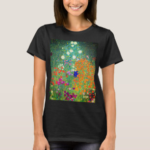 Camiseta Gustav Klimt Flower Garden