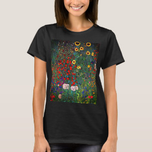 Camiseta Gustav Klimt Flower Garden