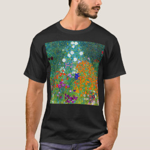 Camiseta Gustav Klimt Flower Garden