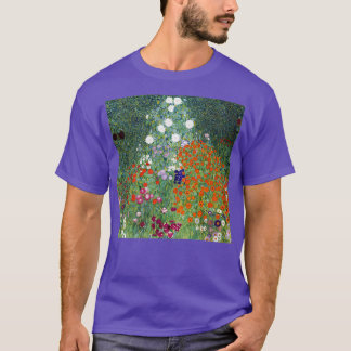 Camiseta Gustav Klimt Flower Garden