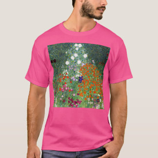 Camiseta Gustav Klimt Flower Garden 2
