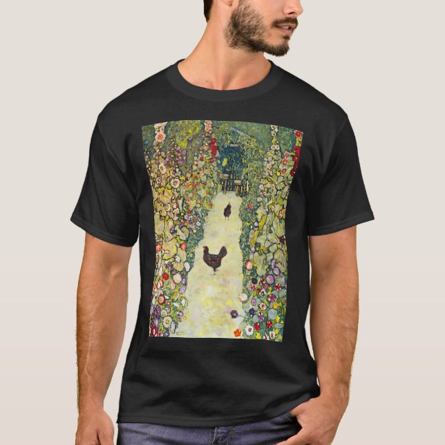 Camiseta Gustav Klimt Garden (Anverso)