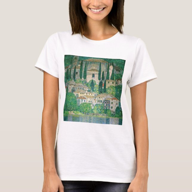 Camiseta Gustav Klimt - Iglesia de Cassone (Anverso)
