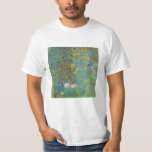 Camiseta Gustav Klimt - Jardín de campo con girasoles<br><div class="desc">Jardín de campo con girasoles / Jardín de granja con girasoles - Gustav Klimt en 1905-1906</div>