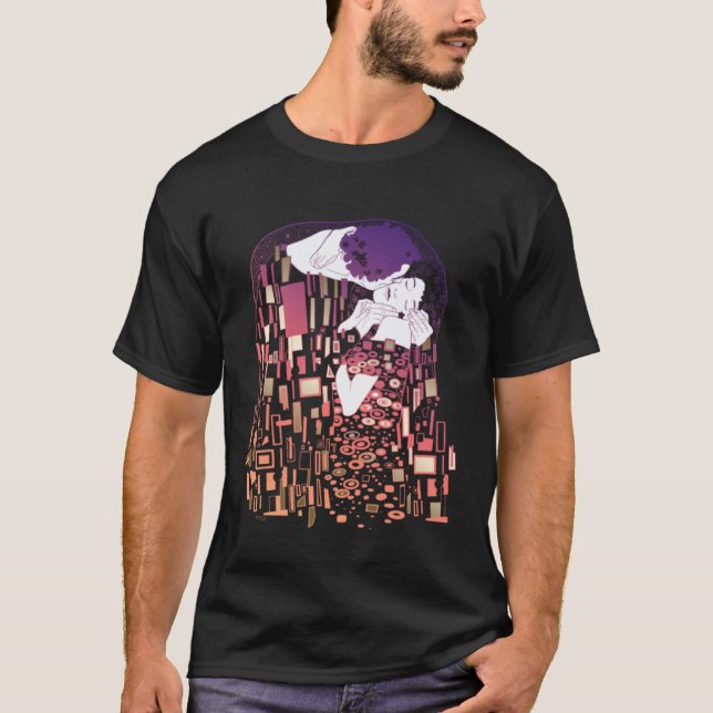 Camiseta Gustav Klimt Kiss (Anverso)