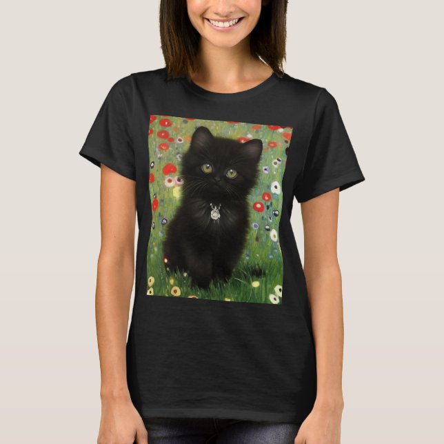 Camiseta Gustav Klimt Kitten (Anverso)