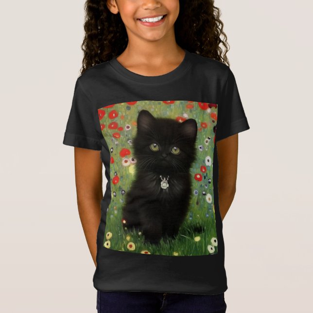 Camiseta Gustav Klimt Kitten (Anverso)