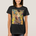 Camiseta Gustav Klimt Lady Con Ventilador<br><div class="desc">Gustav Klimt Lady Con Ventilador</div>