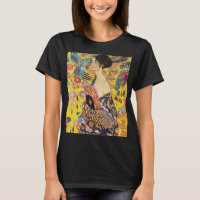 Gustav Klimt Lady Con Ventilador