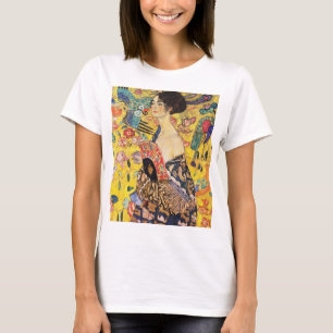 Camiseta Gustav Klimt Lady Con Ventilador