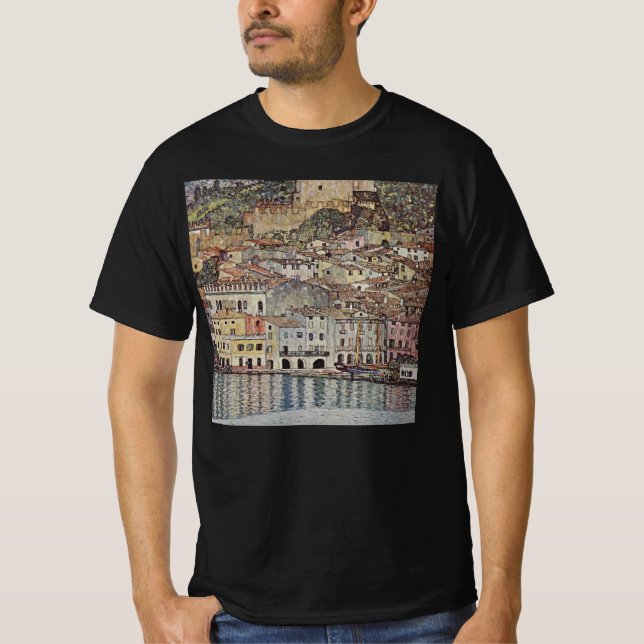 Camiseta Gustav Klimt - Malcesine (Lago Garda, Italia)  (Anverso)