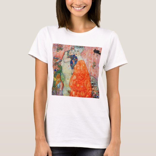 Camiseta Gustav Klimt - Mujeres amigas (Anverso)