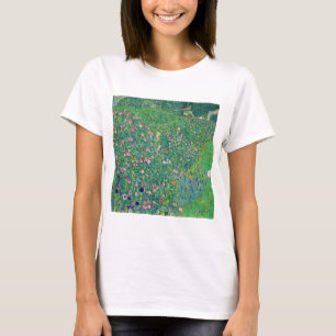 Camiseta Gustav Klimt - Paisaje de jardín italiano