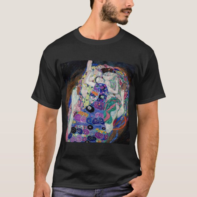 Camiseta Gustav Klimt Pintando La Virgen (Anverso)