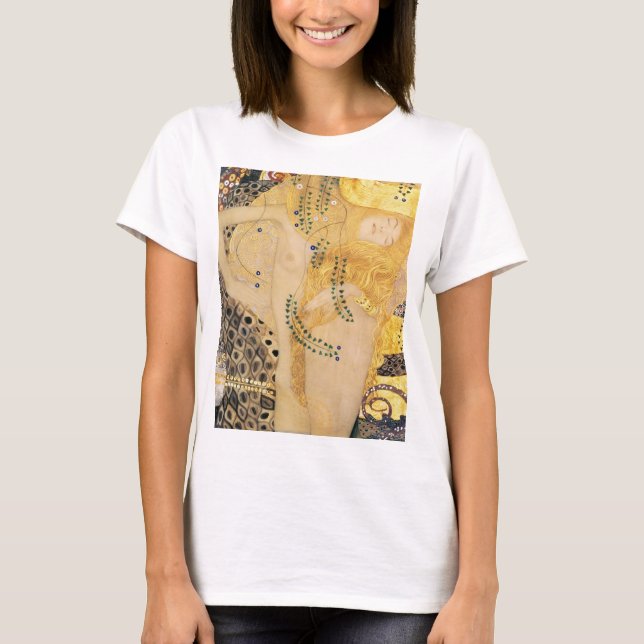 Camiseta Gustav Klimt - Serpientes de Agua I (Anverso)