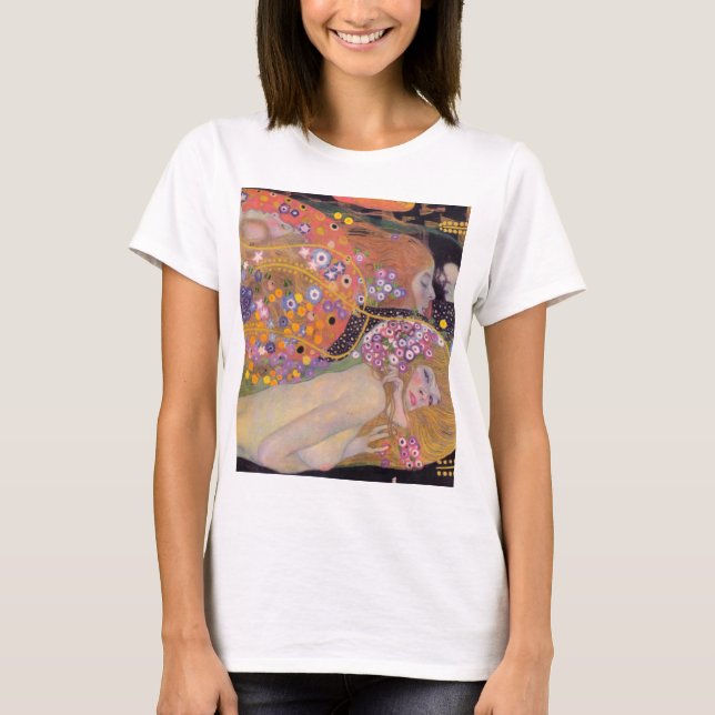 Camiseta Gustav Klimt - Serpientes de Agua II (Anverso)