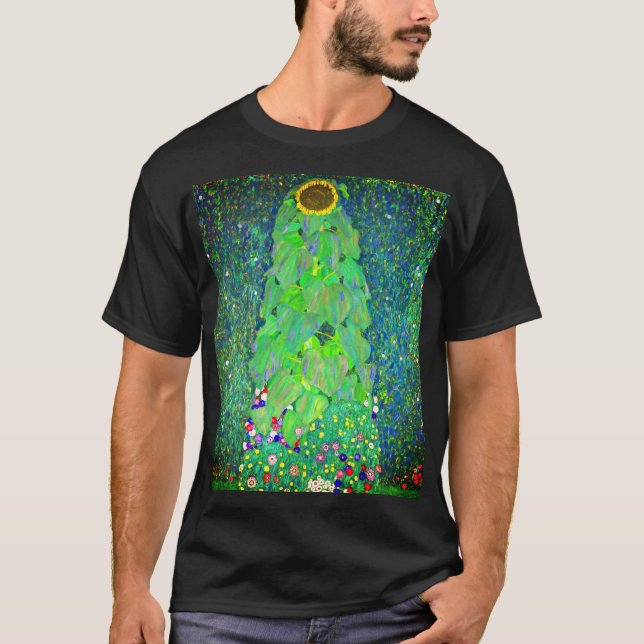 Camiseta Gustav Klimt Sunflower (Anverso)