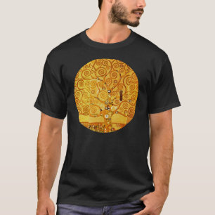 Camiseta Gustav Klimt Tree of Life: Simbolista Art Nouveau