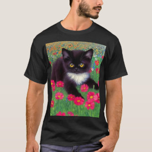 Camiseta Gustav Klimt Tuxedo Cat