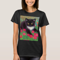 Gustav Klimt Tuxedo Cat
